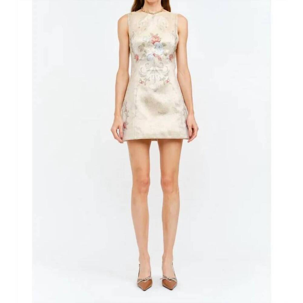 NEW SOFIE THE LABEL kate dress in gold